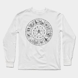 zodiac diagram Long Sleeve T-Shirt